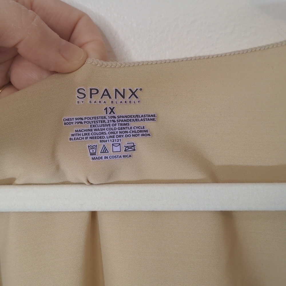 Spanx Smoothing Shapewear Cami Tank XL Nude Beige - Picture 3 of 5